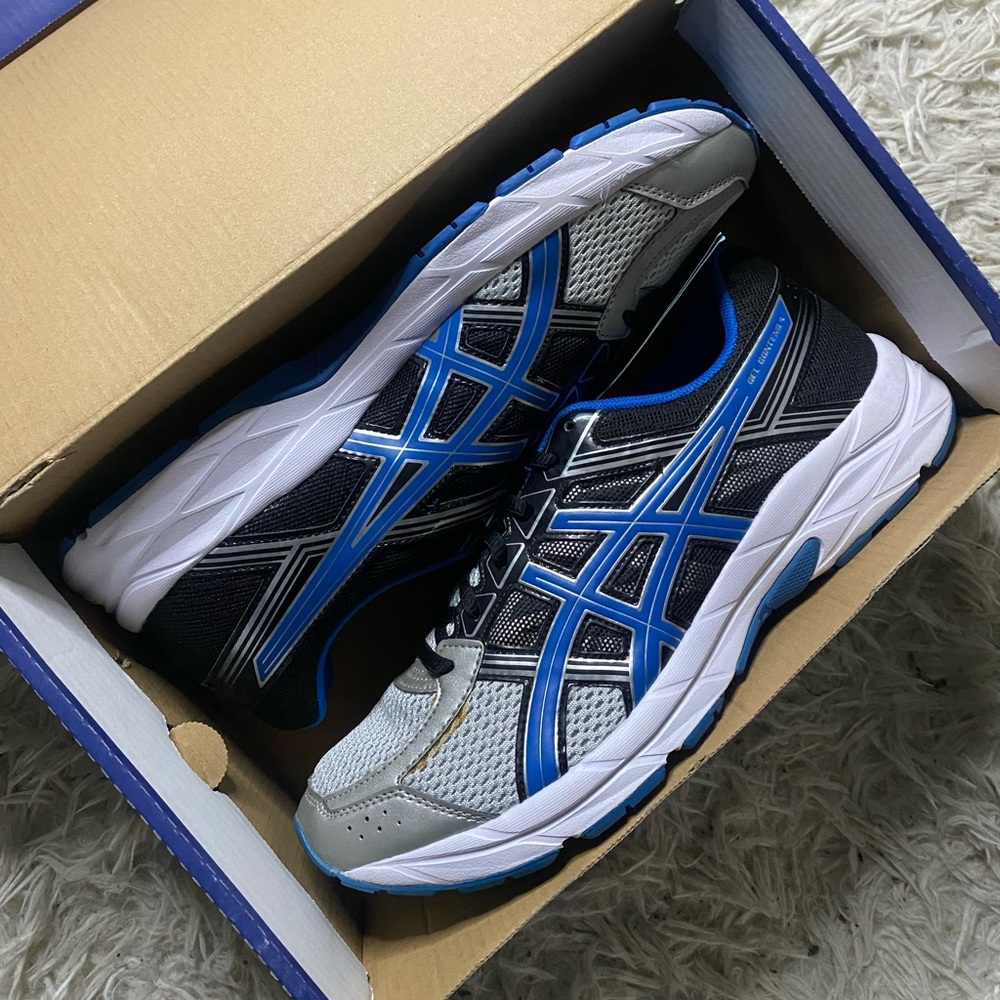 ASIC silver blue Sz 8.5